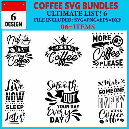 Coffee T-shirt Design Bundle Vol-04 cover image.