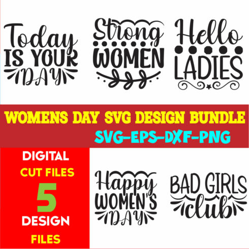 Women Day T-shirt Design Bundle Volume-03 cover image.