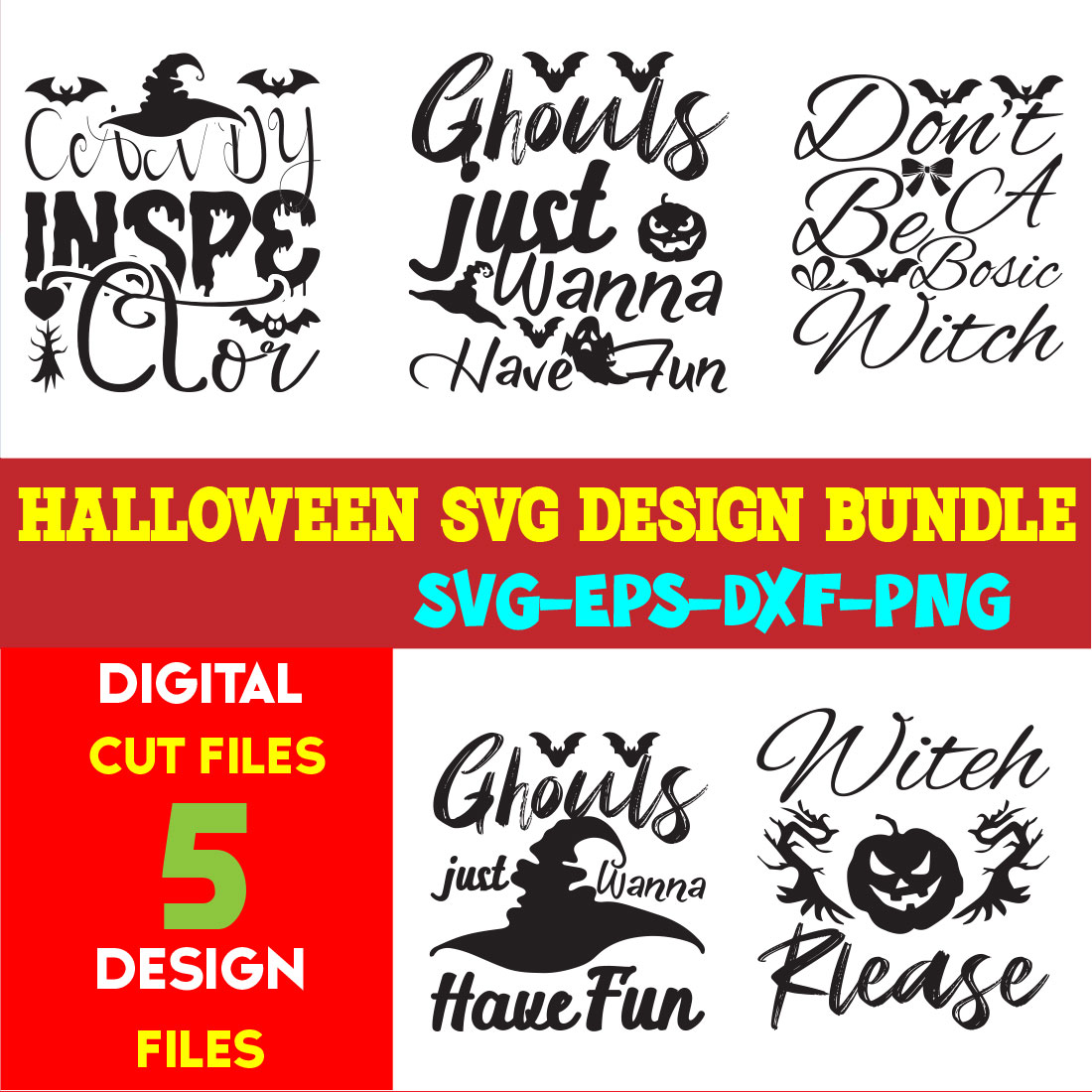 Halloween T-shirt Design Bundle Vol-26 cover image.