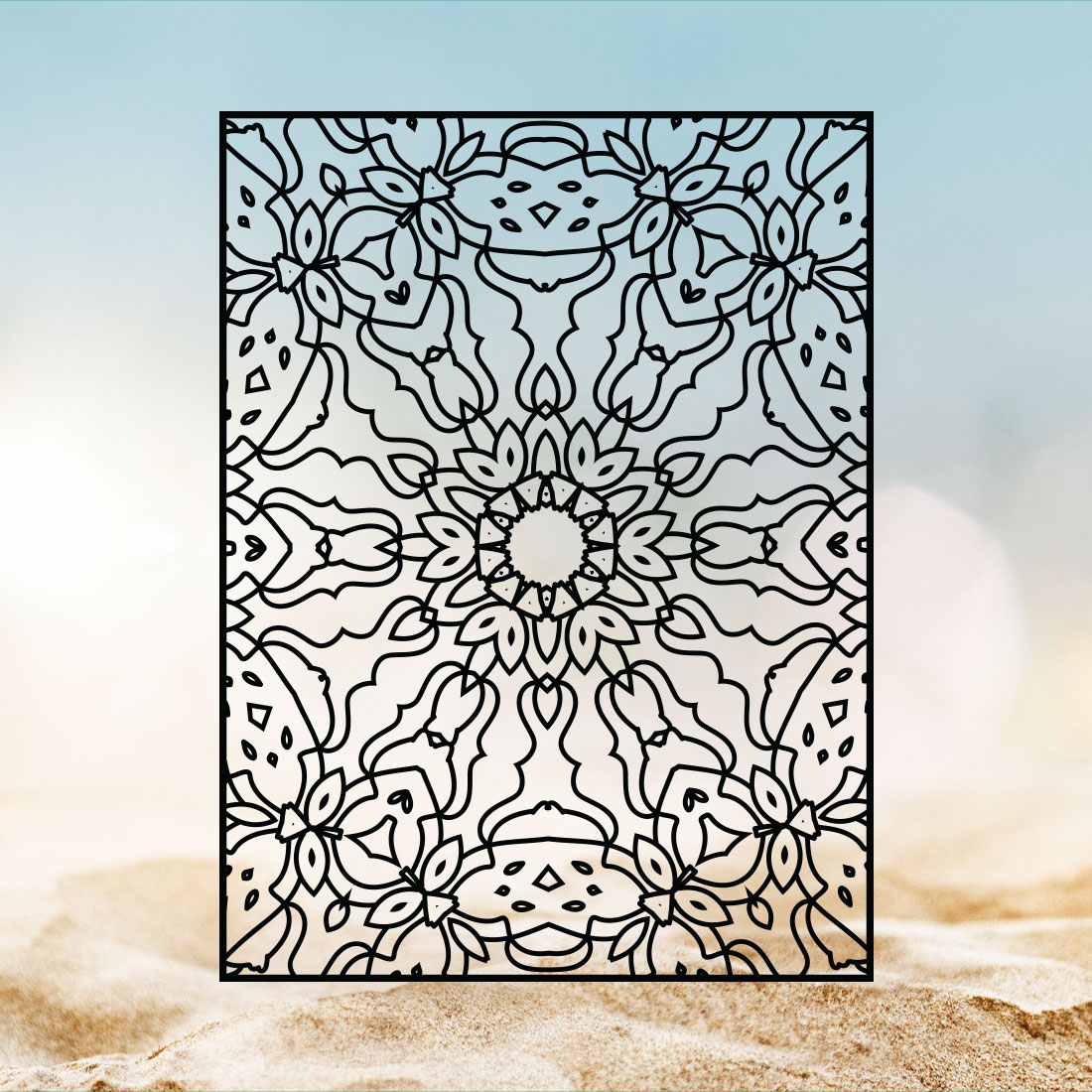 Adults Mandala Coloring Book Interiors Vol-13 cover image.