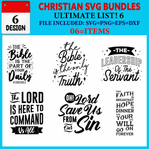 Christian T-shirt Design Bundle Vol-04 cover image.