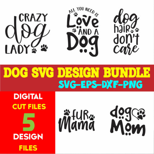 Dog T-shirt Design Bundle Vol-08 cover image.