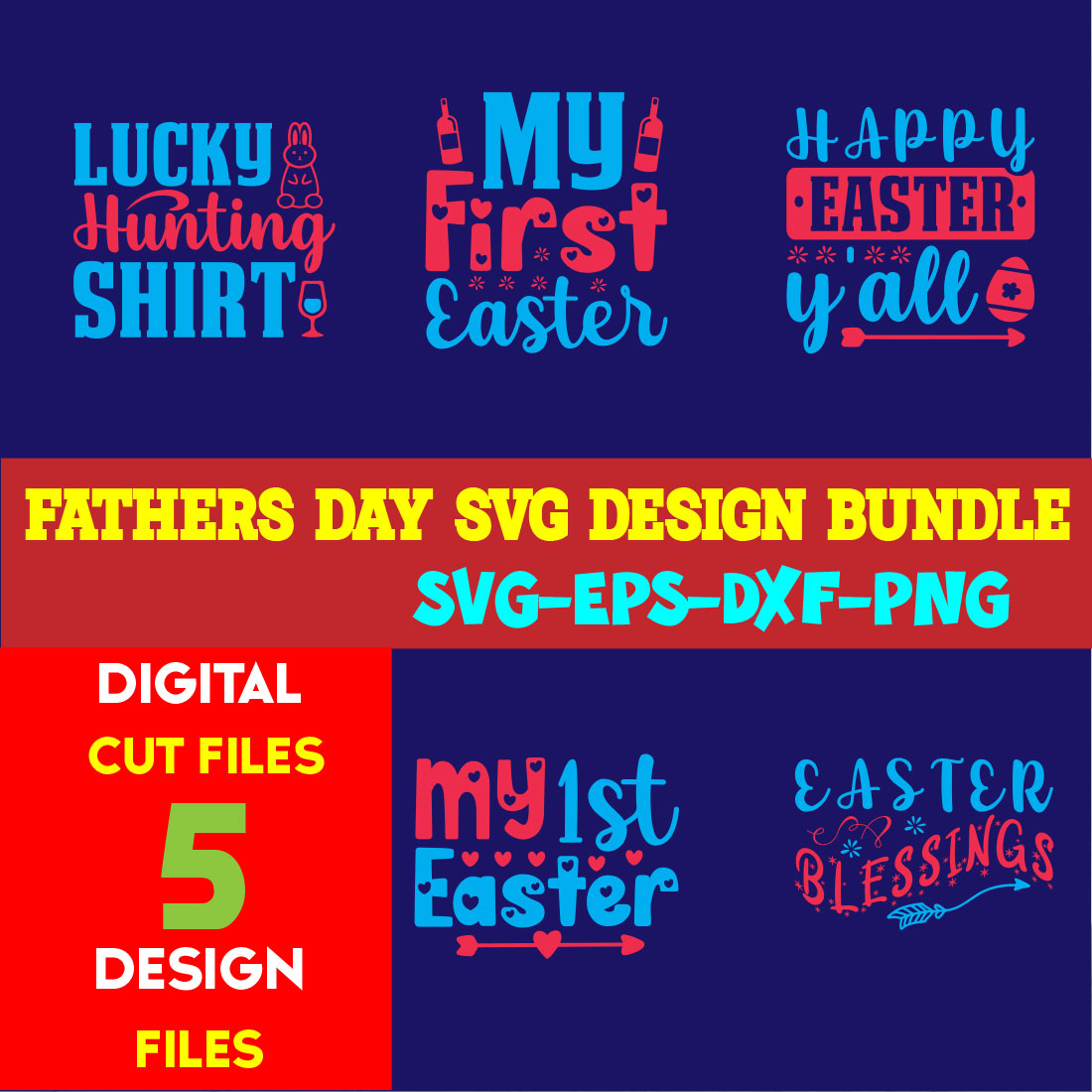 Fathers Day T-shirt Design Bundle Volume-14 cover image.