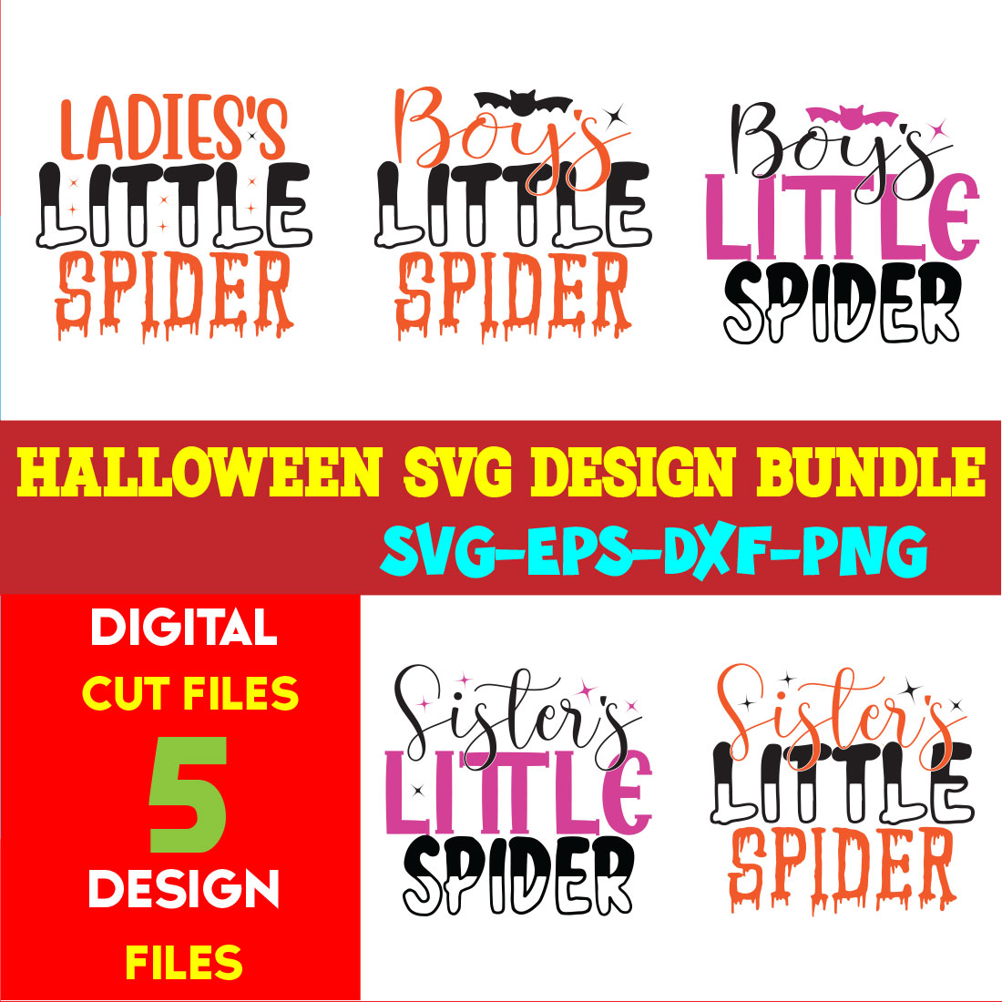 Halloween T-shirt Design Bundle Vol-37 cover image.