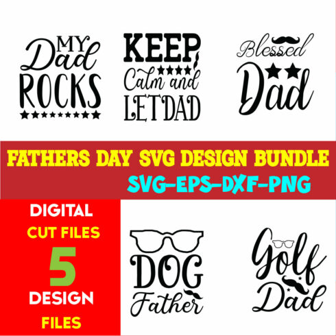 Fathers Day T-shirt Design Bundle Volume-09 cover image.
