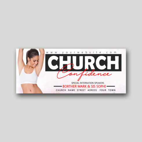 Church Facebook Banner Design cover image.