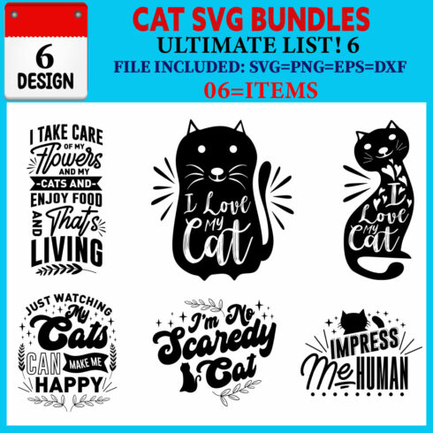 Cat T-shirt Design Bundle Vol-03 cover image.