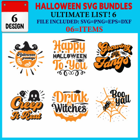 Halloween T-shirt Design Bundle Vol-09 cover image.