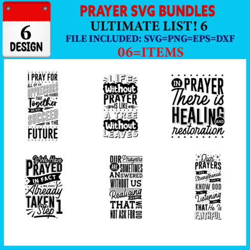 Prayer T-shirt Design Bundle Vol-02 cover image.