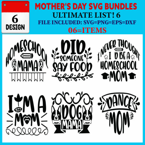 Mother's Day T-shirt Design Bundle Vol-25 cover image.