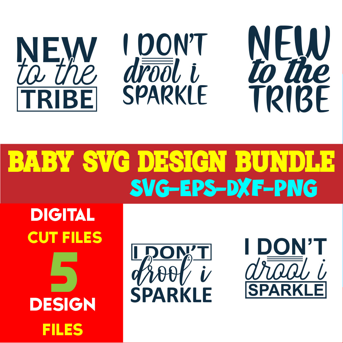 Baby T-shirt Design Bundle Volume-07 cover image.