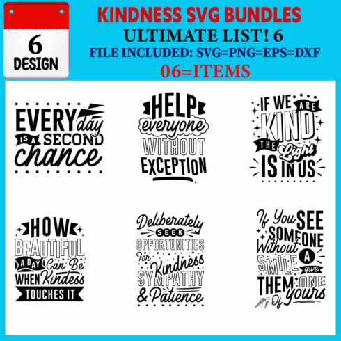 Kindness T-shirt Design Bundle Vol-02 cover image.