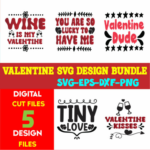 Valentine T-shirt Design Bundle Vol-29 cover image.