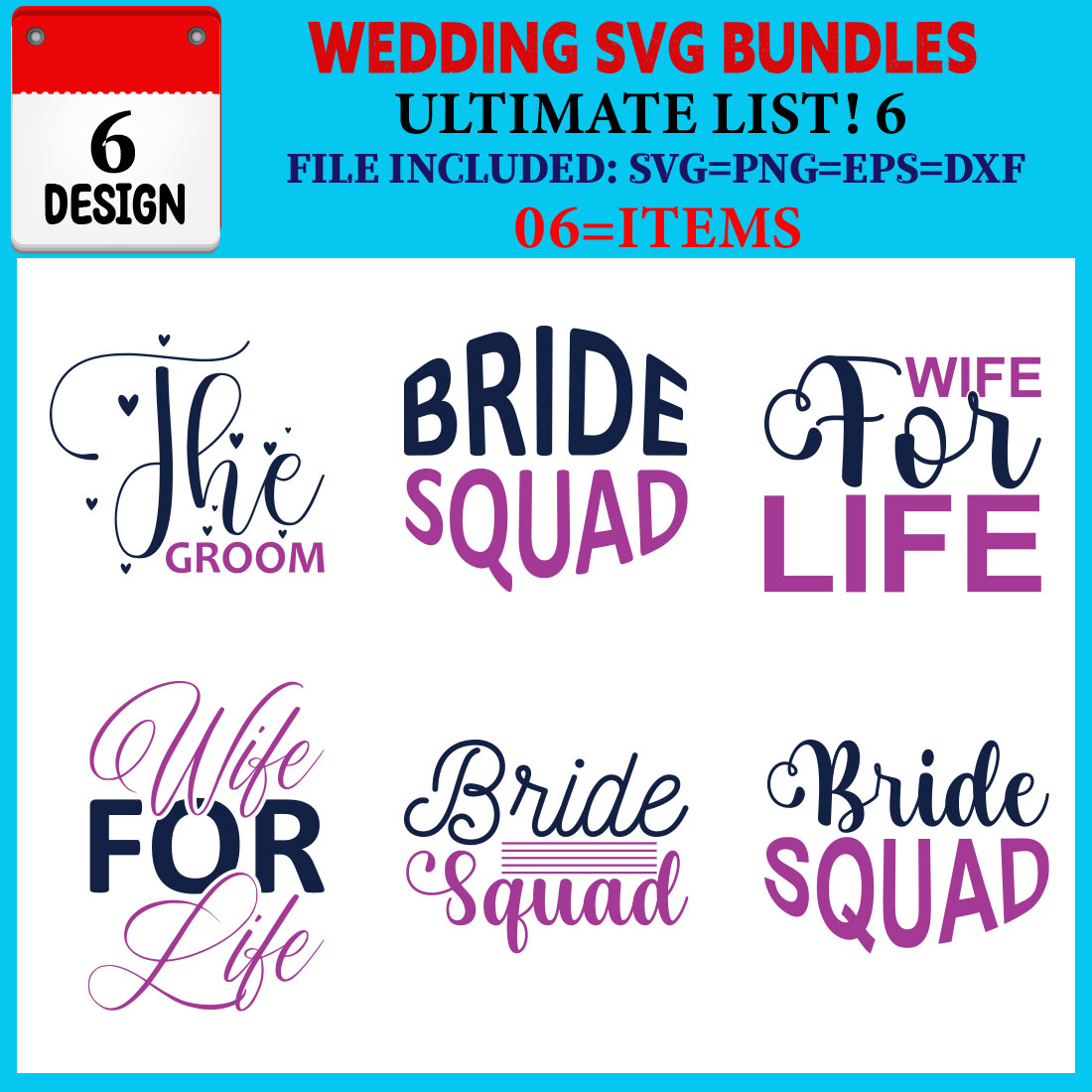 Wedding T-shirt Design Bundle Vol-05 cover image.