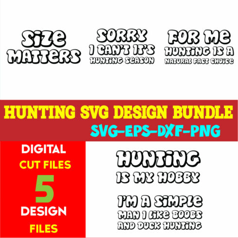 Hunting T-shirt Design Bundle Vol- 10 cover image.