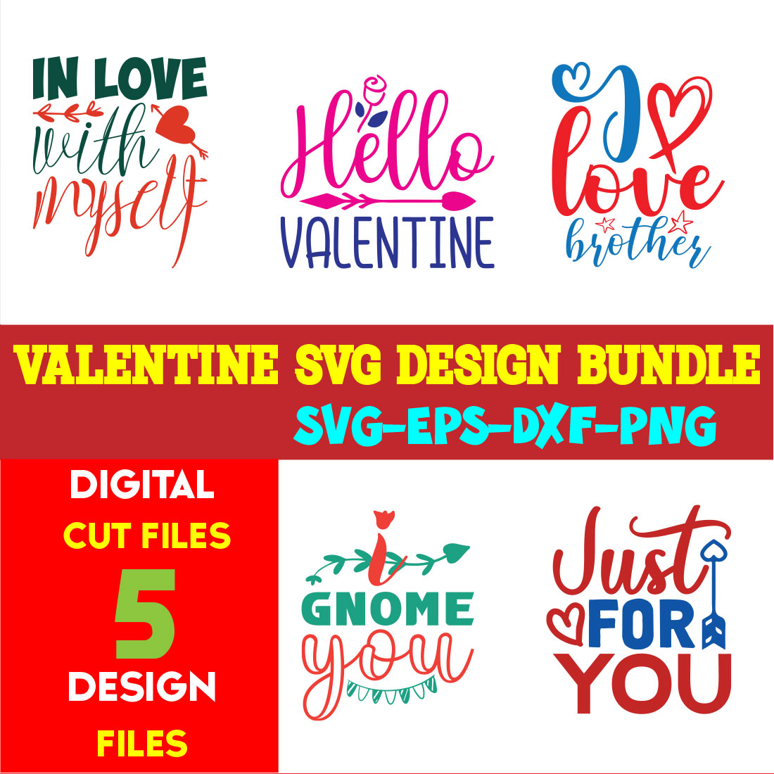 Valentine T-shirt Design Bundle Vol-11 cover image.