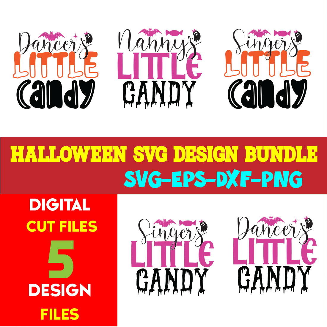 Halloween T-shirt Design Bundle Vol-14 cover image.