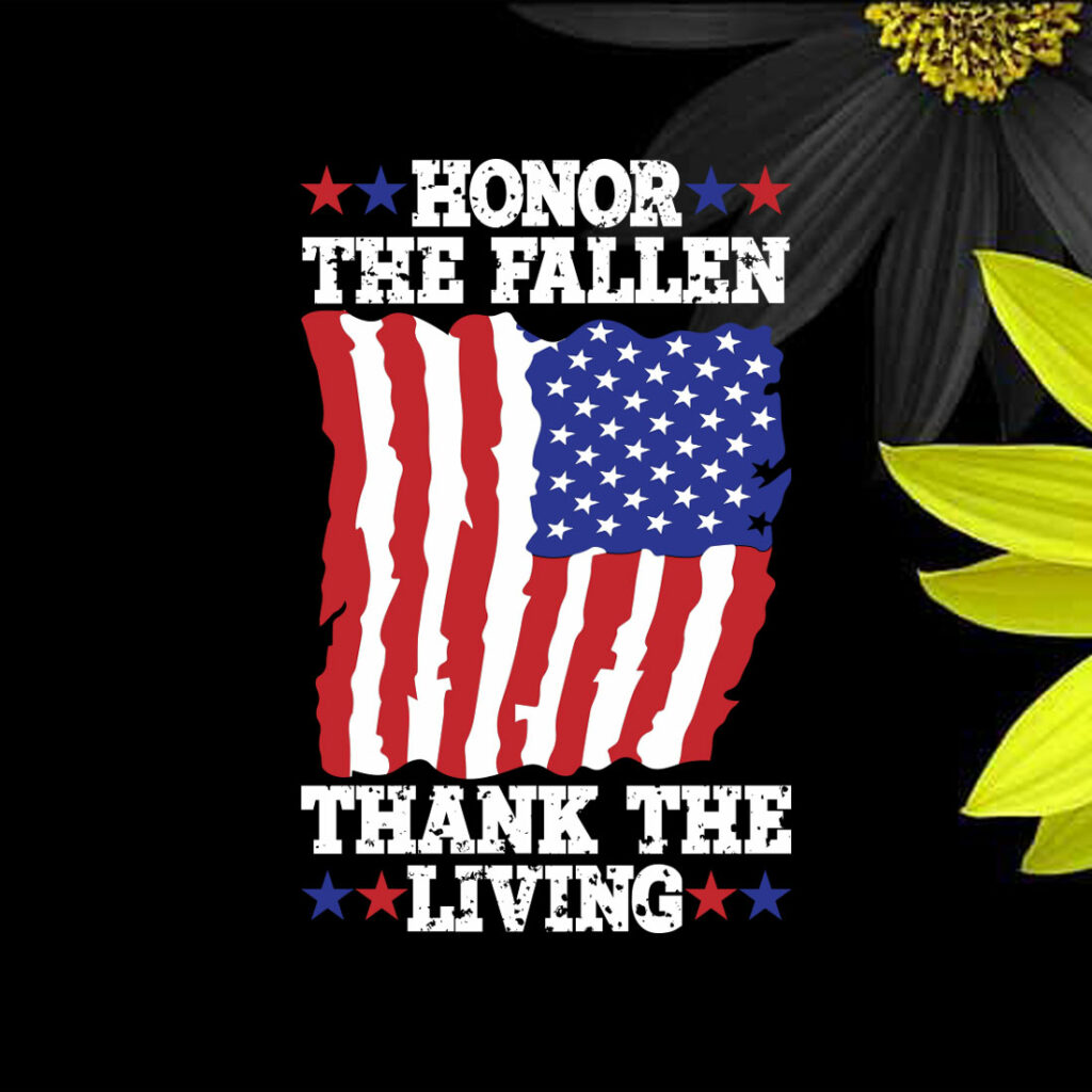 Honor The Fallen Thank The Living - MasterBundles
