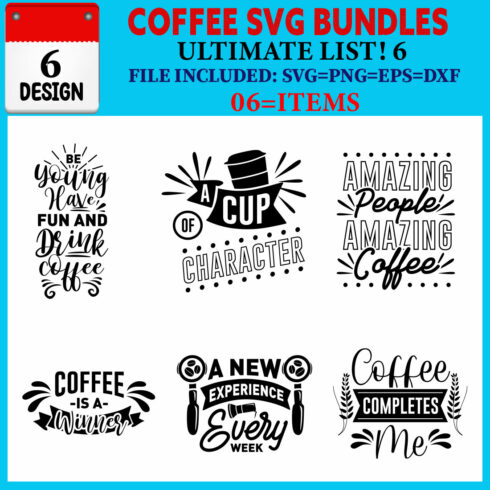 Coffee T-shirt Design Bundle Vol-01 cover image.