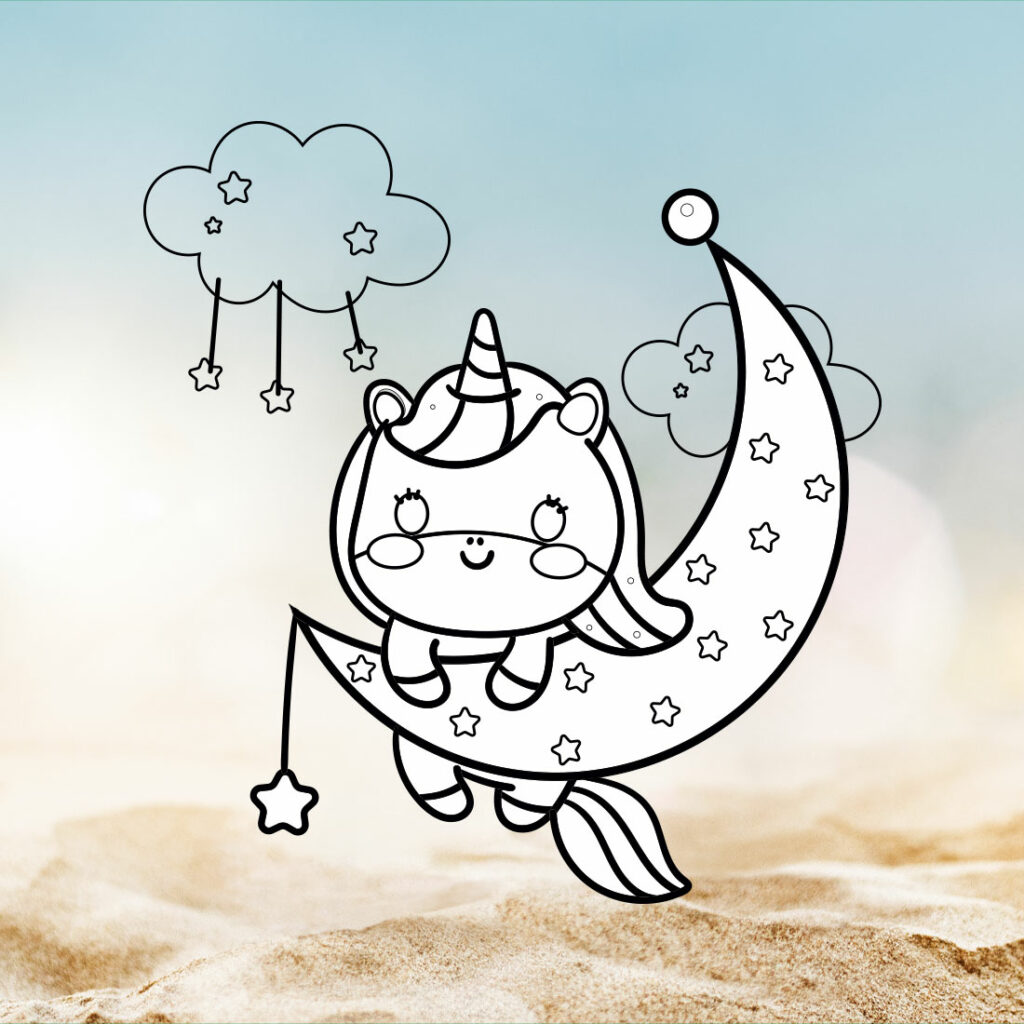 Magical Unicorn Coloring Pages for Kids & Adults VOL-13 - MasterBundles