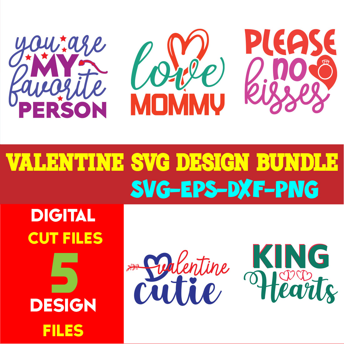 Valentine T-shirt Design Bundle Vol-12 cover image.