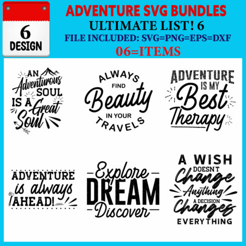 Adventure T-shirt Design Bundle Vol-03 cover image.