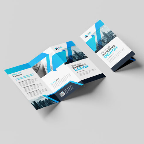 Trifold Brochure Template Design cover image.