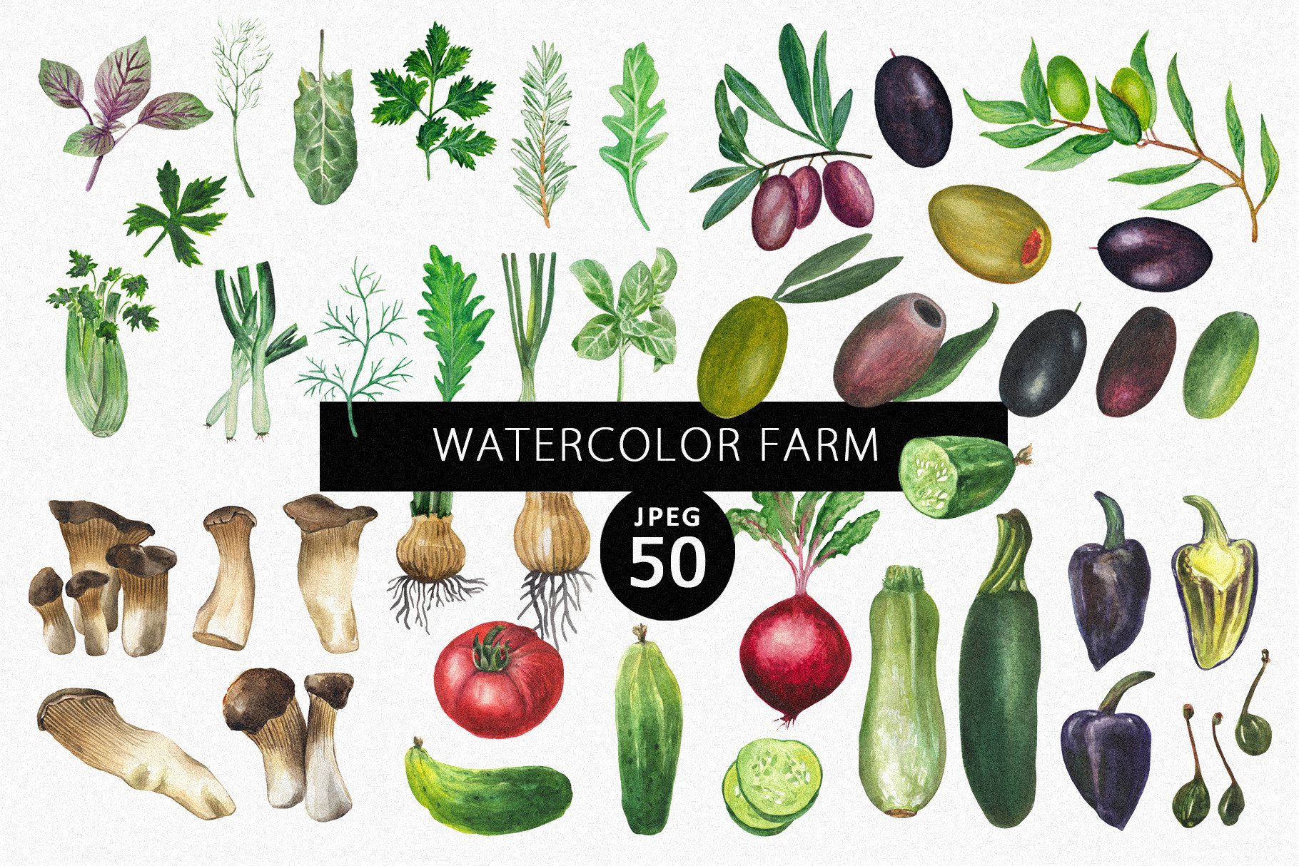 Watercolor Farm cover image.