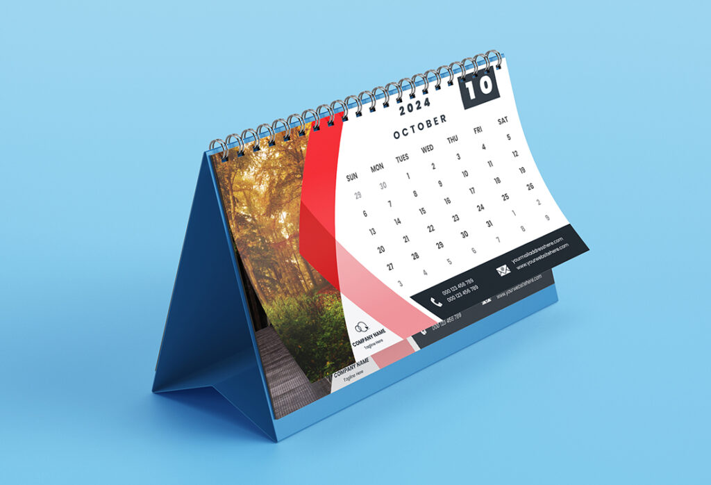 Desk Calendar 2024 Template - MasterBundles