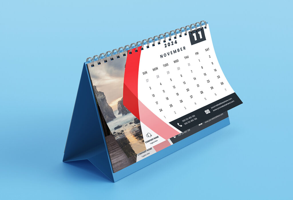 Desk Calendar 2024 Template - MasterBundles