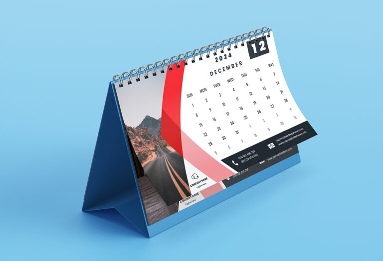 Desk Calendar 2024 Template - MasterBundles