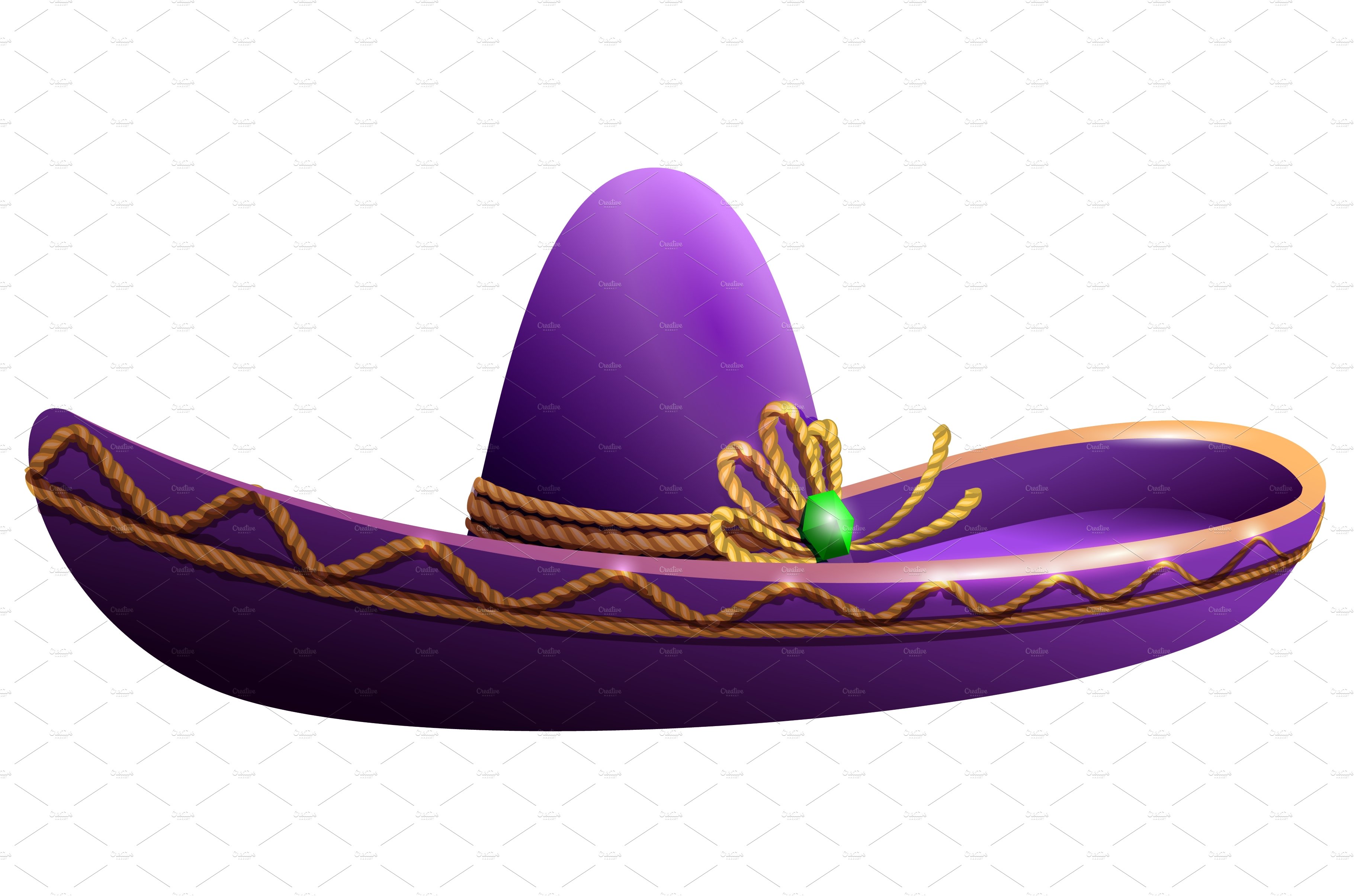 Sombrero Mexican national hat for cover image.