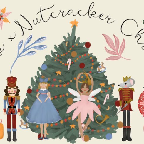 Folk x Nutcracker Christmas cover image.