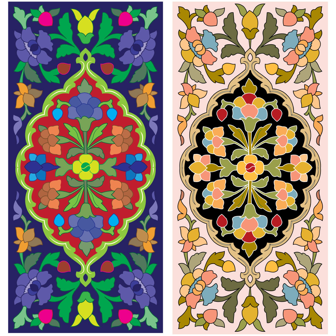 100 ORNAMENT DESIGN vector art for $32 only preview image.