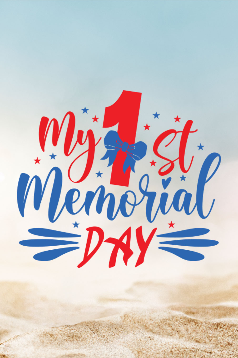 My 1st Memorial Day pinterest preview image.