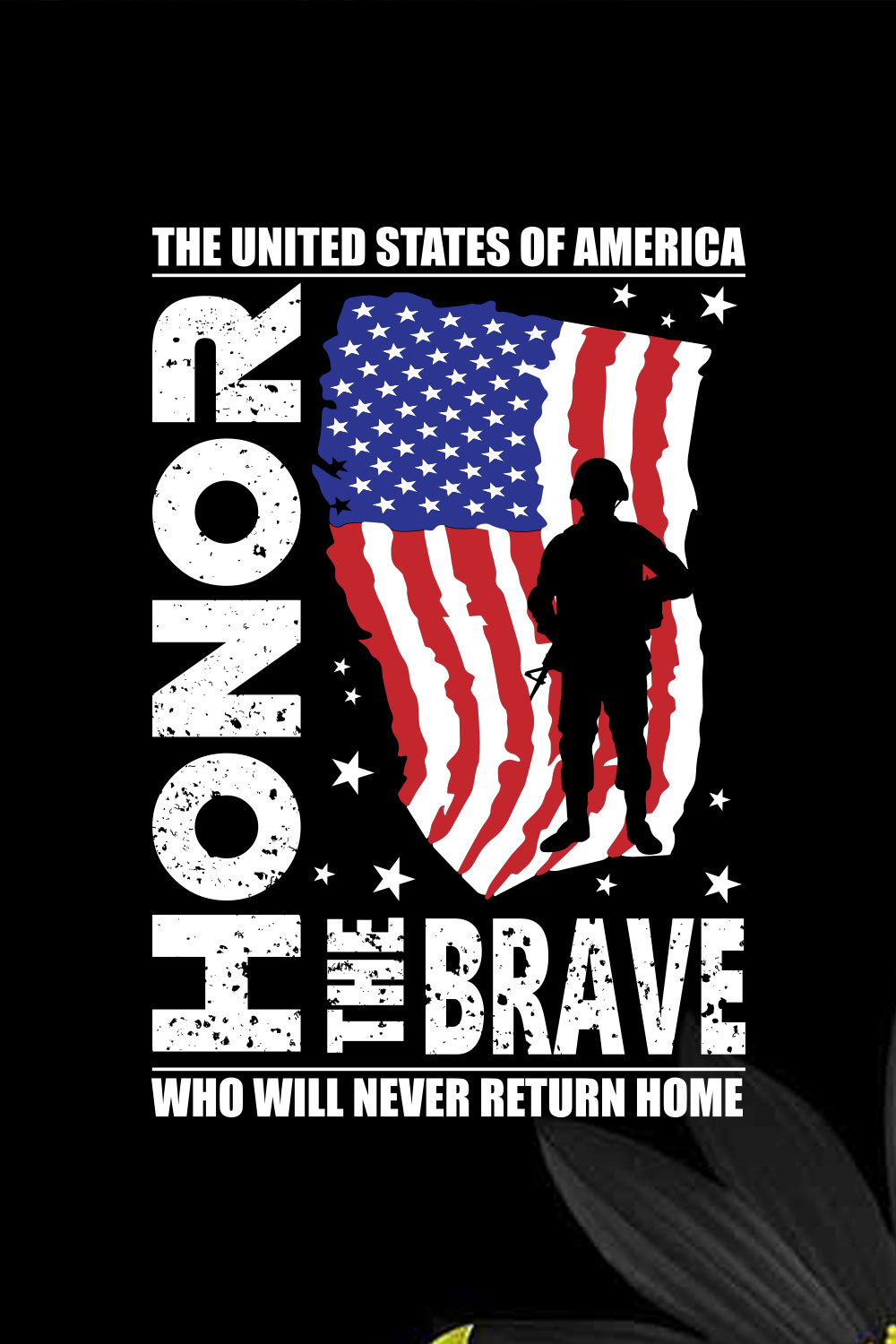 The United States Of America Honor The Brave Who Will Never Return Home pinterest preview image.