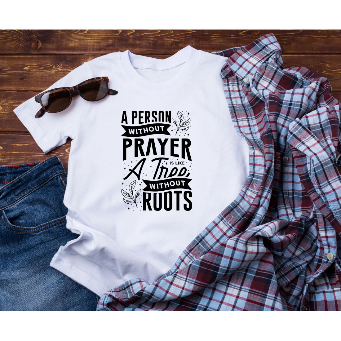 Prayer T-shirt Design Bundle Vol-01 preview image.