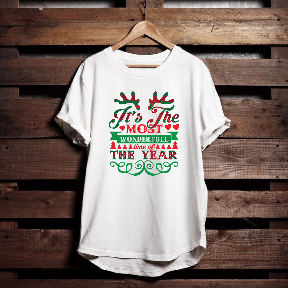 Christmas SVG T-shirt Design Bundle Volume-101 preview image.