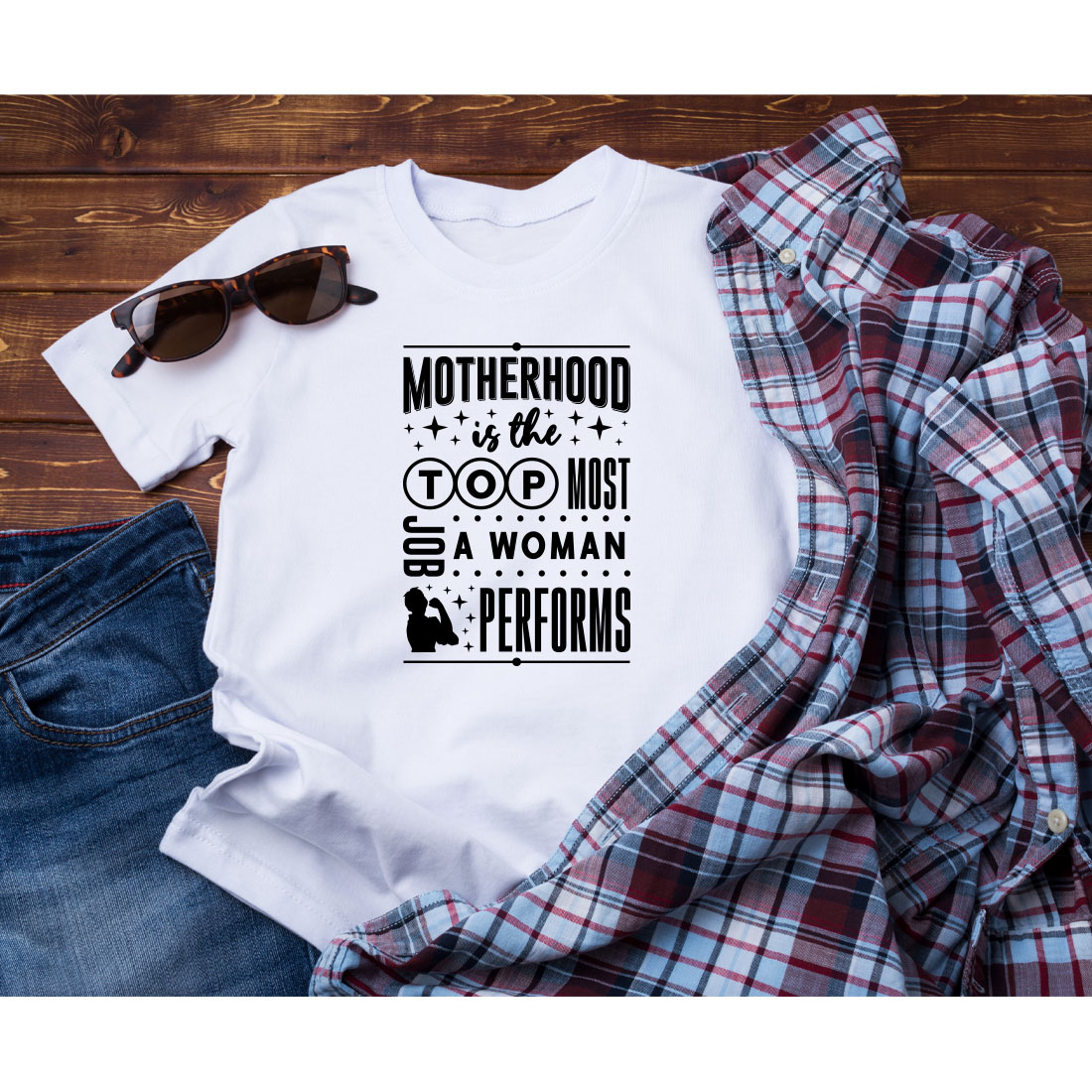 Mother's Day T-shirt Design Bundle Vol-22 preview image.