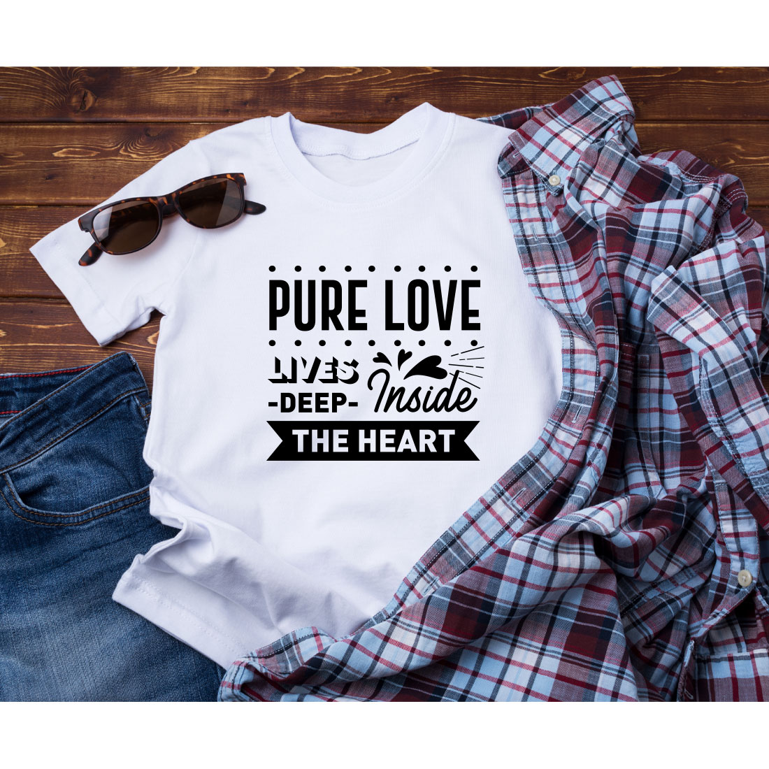 Love And Romantic T-shirt Design Bundle Vol-03 preview image.