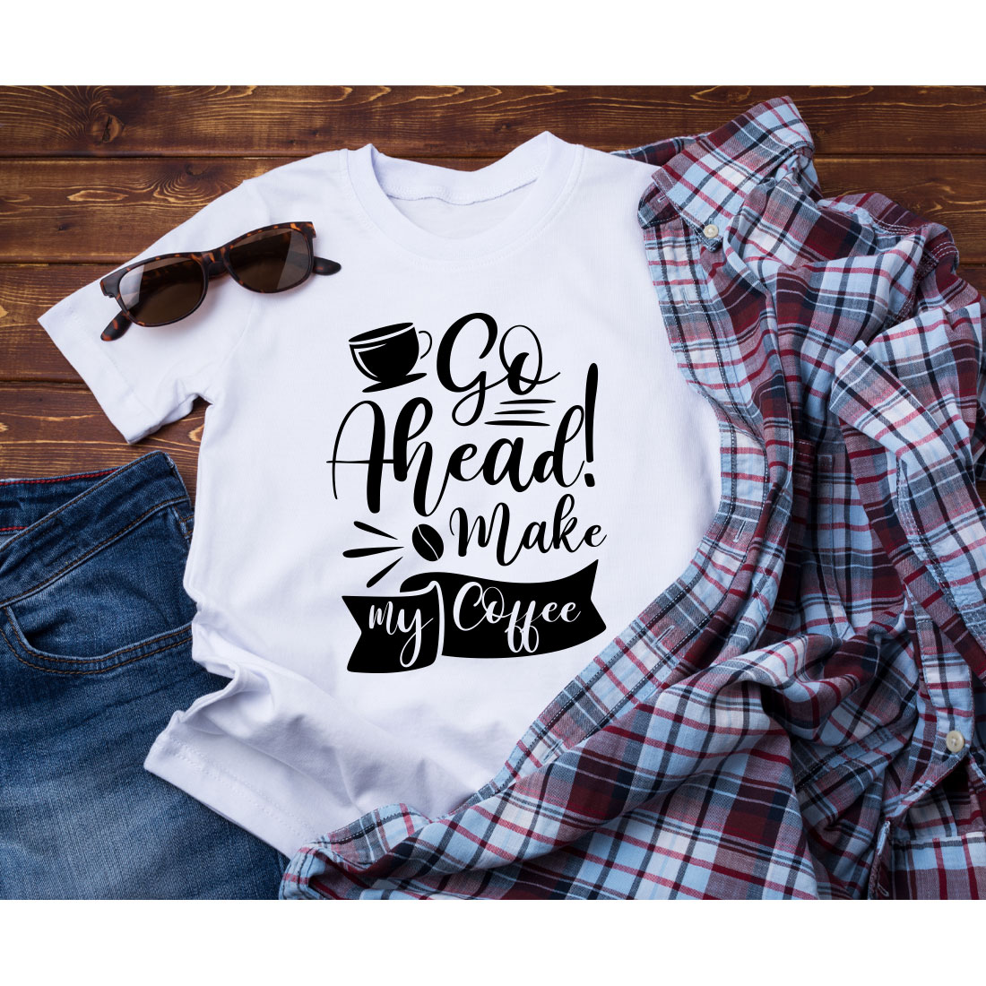 Coffee T-shirt Design Bundle Vol-03 preview image.