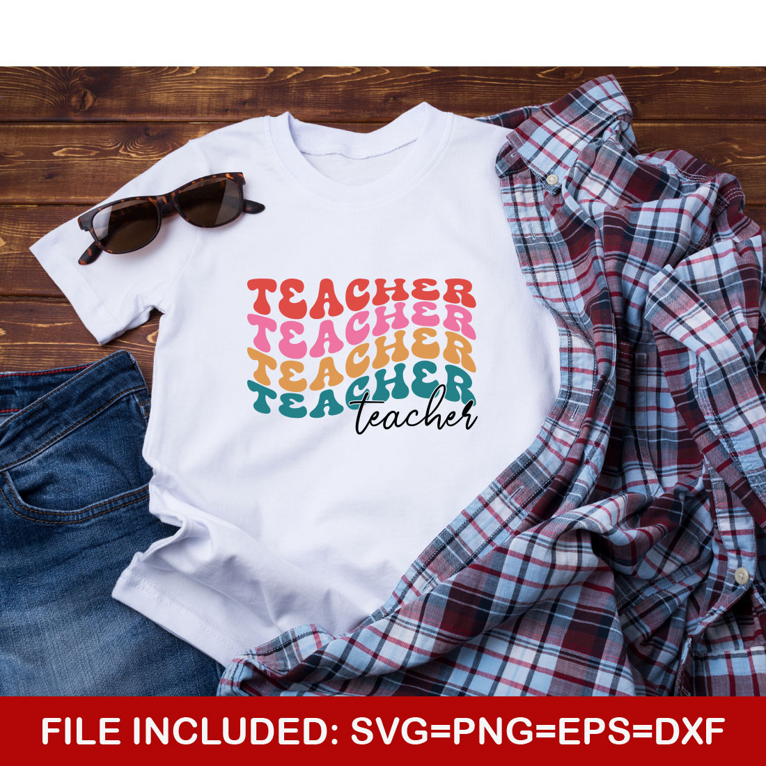 Teacher's Day T-shirt Design 3 preview image.