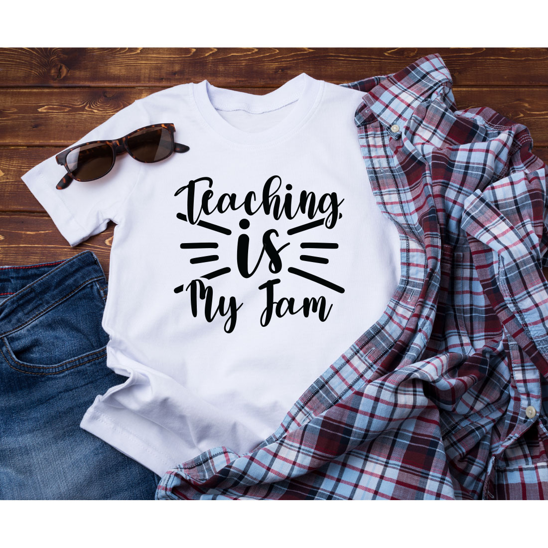 Teacher T-shirt Design Bundle Vol-07 preview image.