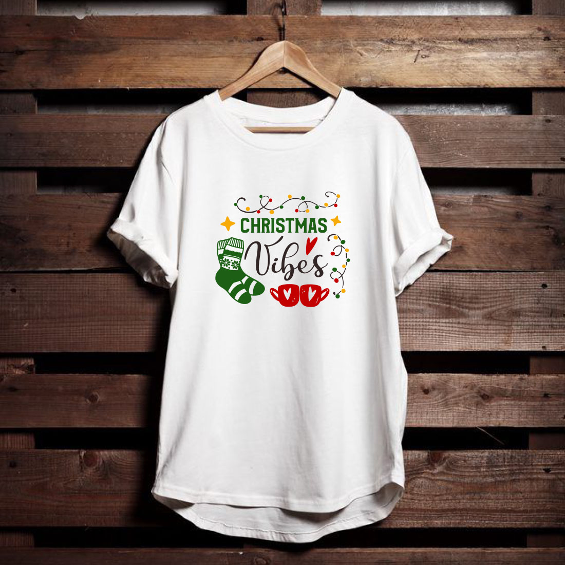 Christmas SVG T-shirt Design Bundle Volume-92 preview image.