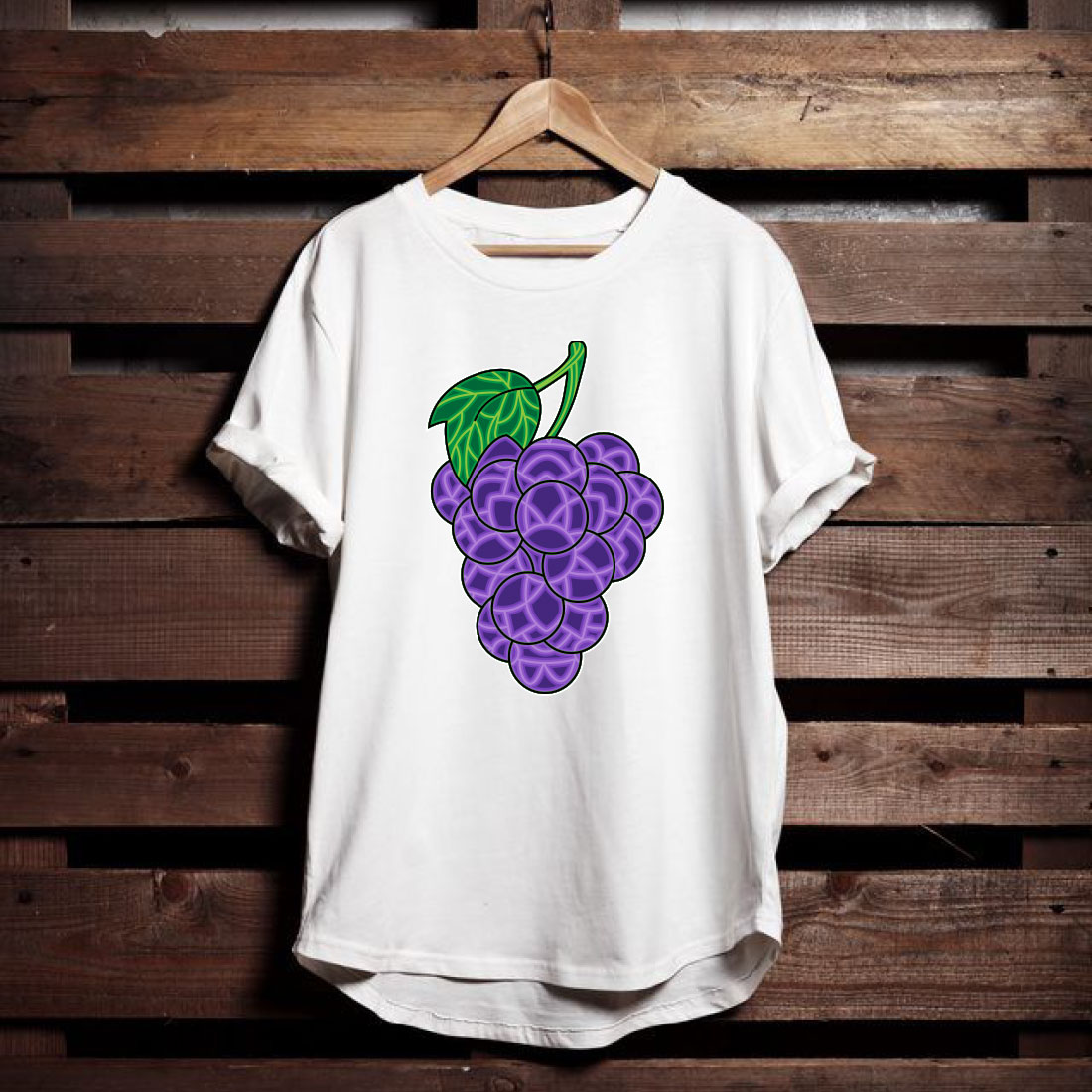 Grape SVG Design Bundle preview image.