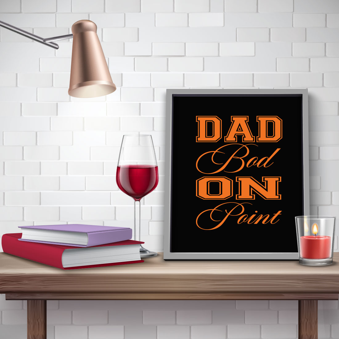 Fathers Day SVG T-shirt Design Bundle preview image.