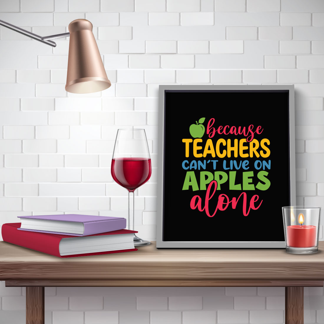 Because Teachers Can't Live On Apples Alone preview image.