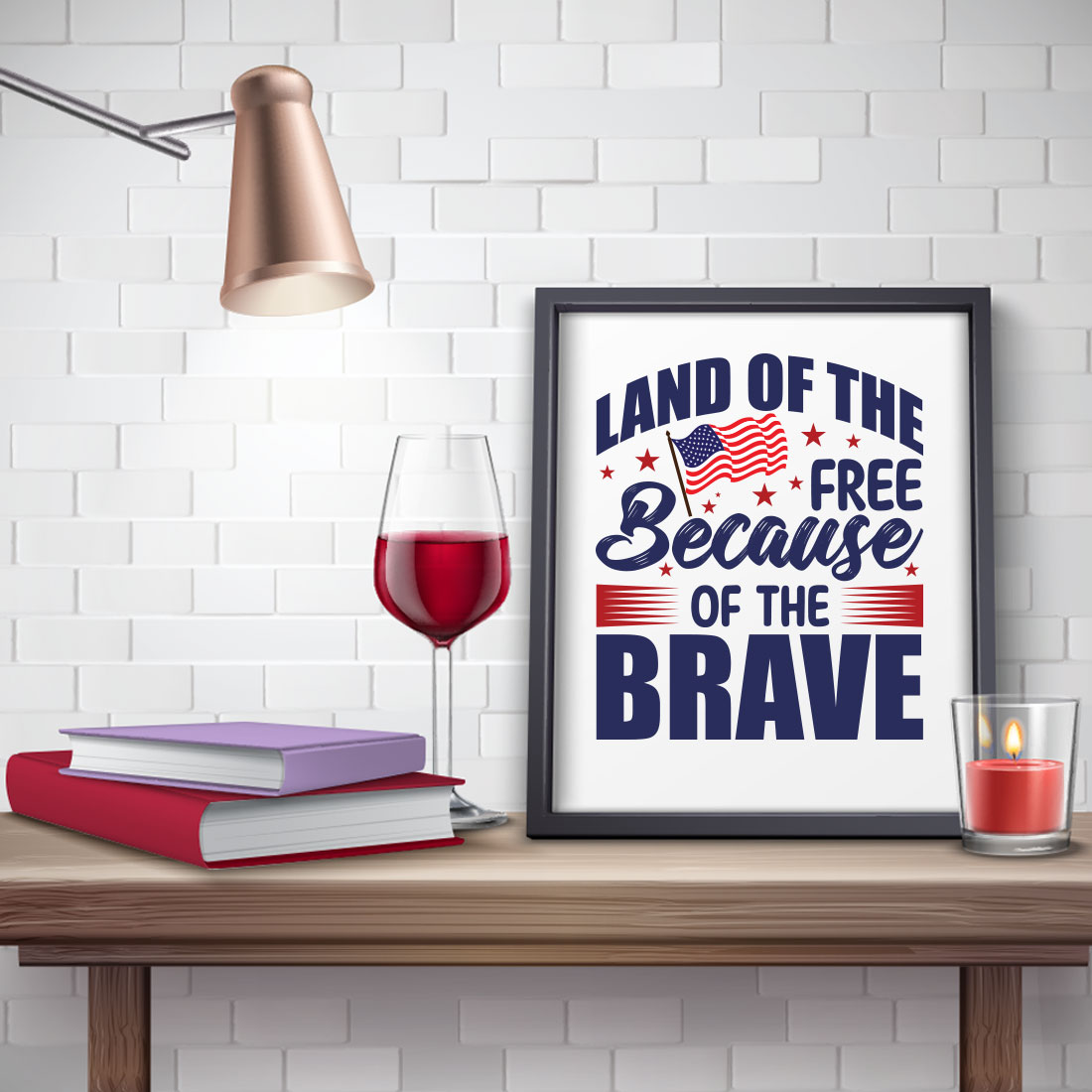 Land Of The Free Because Of 3he Brave preview image.