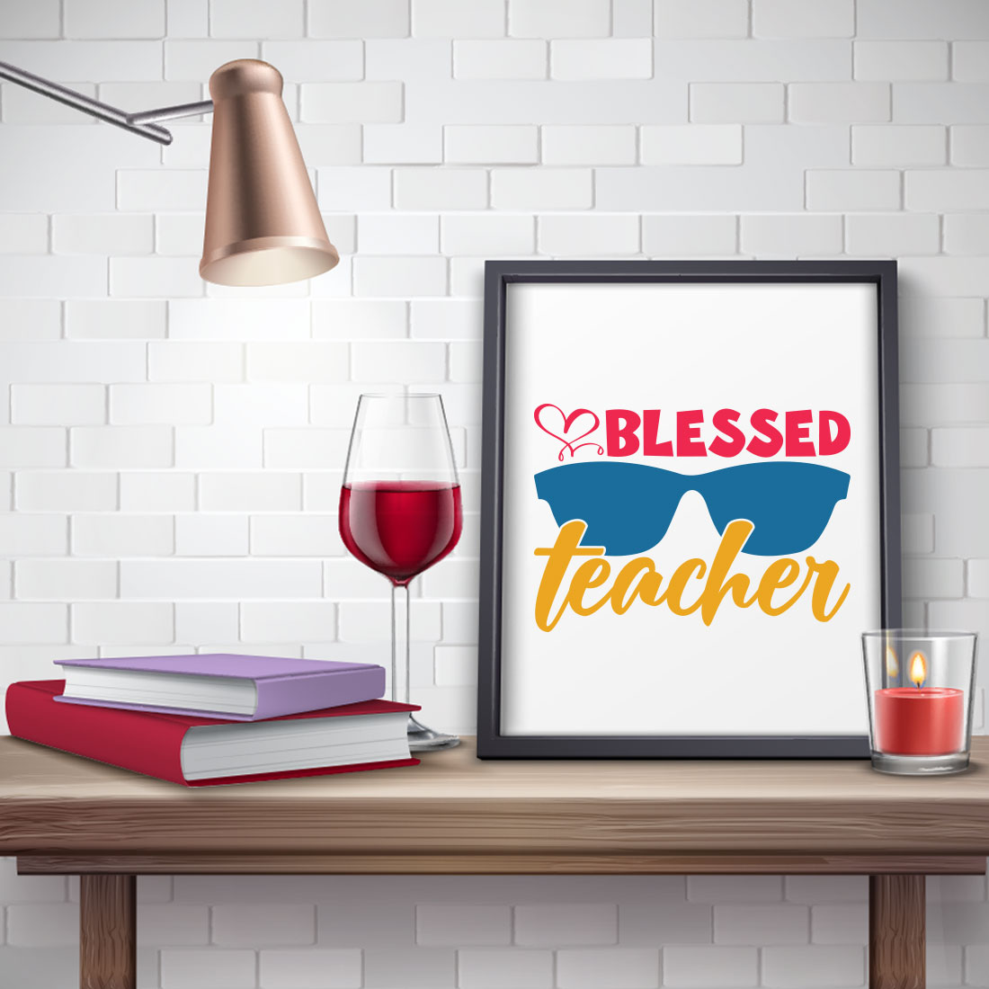 Blessed Teacher's Day T-shirt Design preview image.