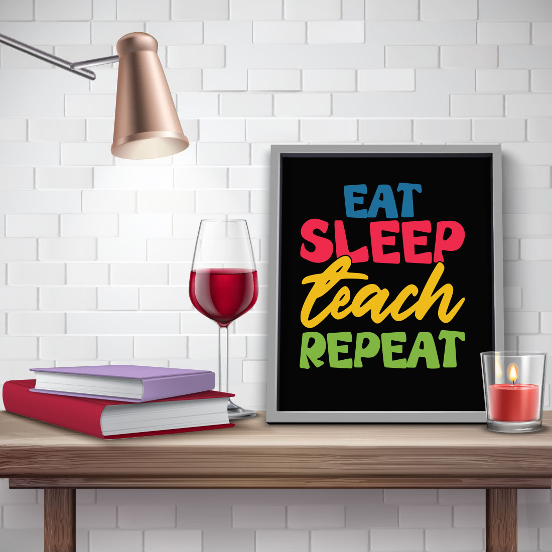 Eat Sleep Teach Repeat preview image.